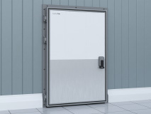 Дверь распашная для охлаждаемых помещений IsoDoor IDH1. Внешняя сторона