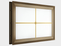 Окна (ударопрочное оргстекло, декоративные вставки в виде креста или ромба)