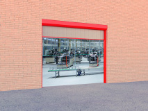 Установка противопожарной шторы в производственном помещении