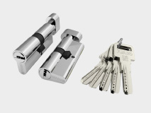 Цилиндровый механизм «ключ-вертушка» с 5 ключами в комплекте