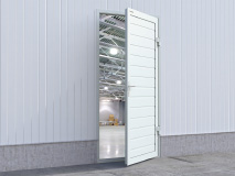 Гаражная дверь устанавливается в помещения складского и промышленного назначения