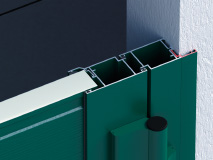 Специализированный профиль скрывает зазор между коробкой двери и проёмом, обеспечивает улучшенную герметизацию двери