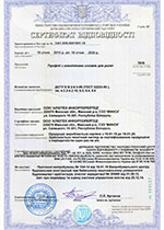 Сертификат соответствия. Профили алюминиевые для роллет, Украина