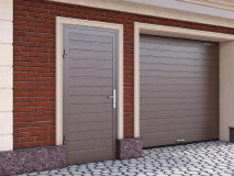 Гаражная дверь устанавливается в гаражи и помещения бытового назначения