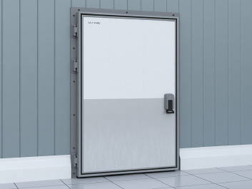 Распашные двери DoorHan IsoDoor IDH1 для охлаждаемых помещений
